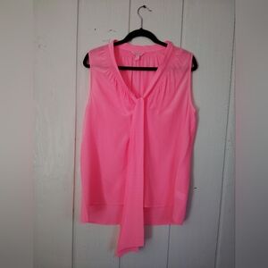 Lilly Pulitzer Vibrant Pink Sleeveless Blouse